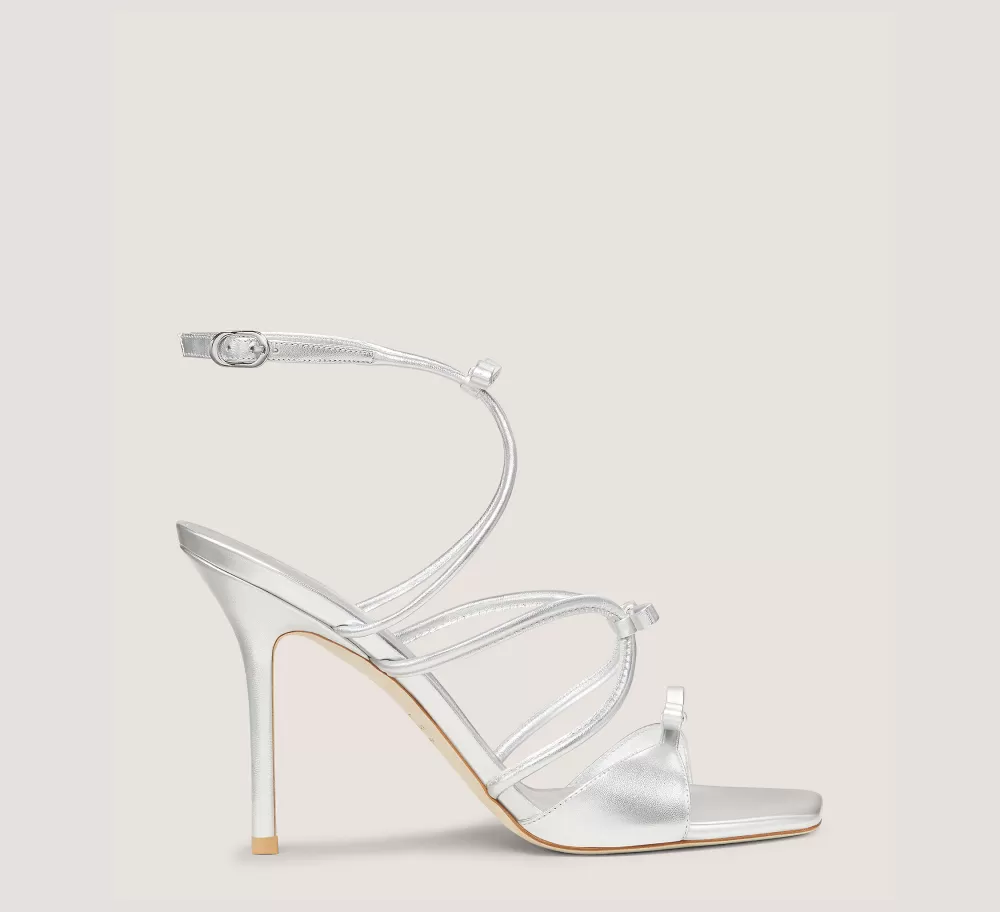 Stuart Weitzman High Heel Sandals | The Bridal Collection-CHANGE LOCATION Silver